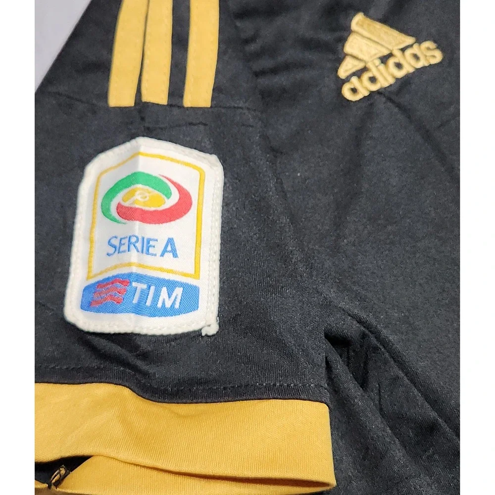 Adidas Juventus 2015-16 Third Jersey Black Gold Jeep Serie A Mens Large